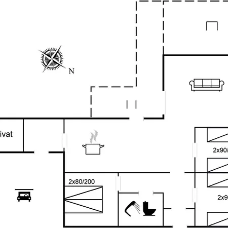 Janin - 210m From The Sea In Lolland- Falster And Mon By Interhome Casa vacanze